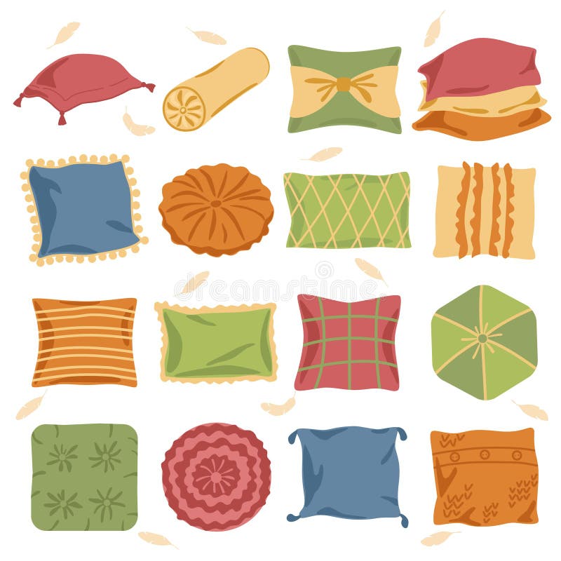 flat decorative pillows