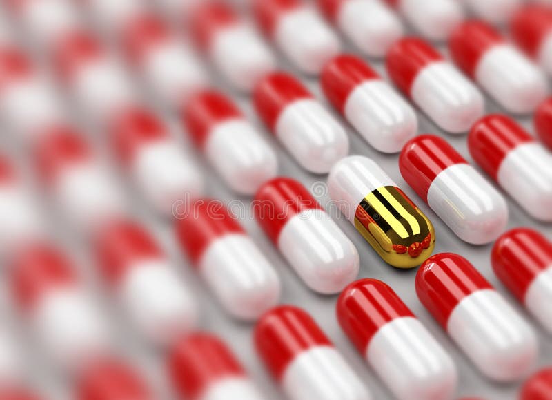 Pills 3d background