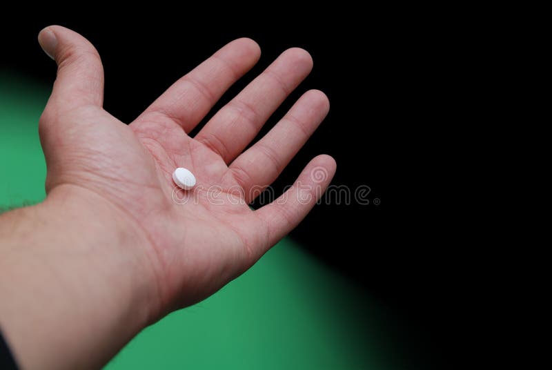 Pills in hand stock image. Image of human, concept, medications 7591749