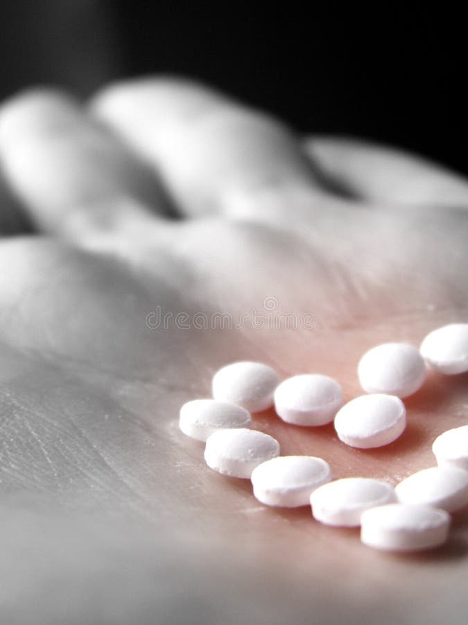 Pills in hand stock photo. Image of medic, medicine, medicament 9393054