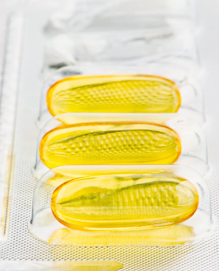 Pills of vitamin stock photo. Image of prescription, remedy 16217888