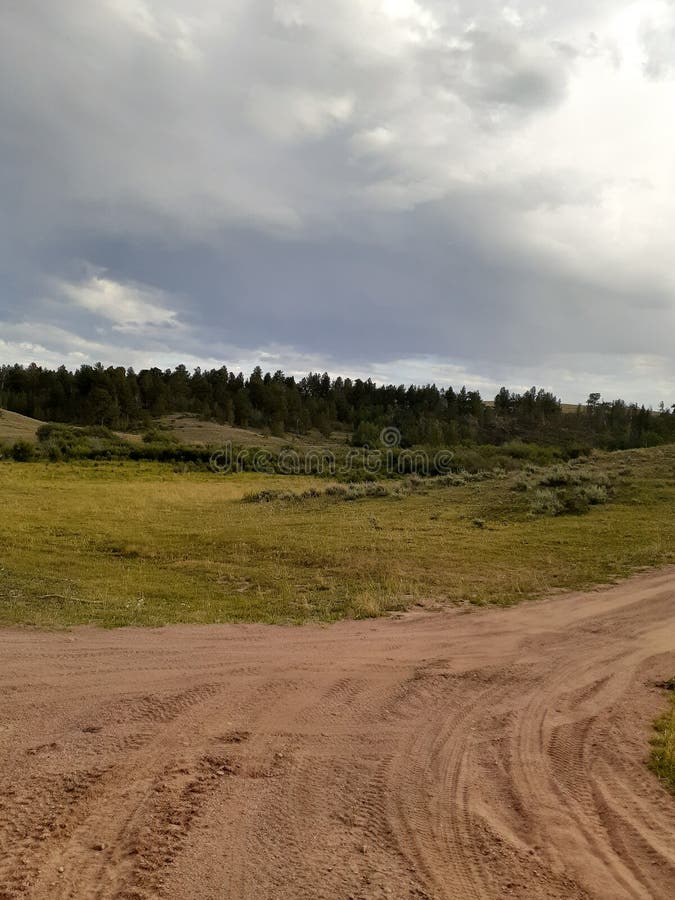 Pilot Hill Road Scenic Drive Cheyenne, Wyoming Stock Image Image of