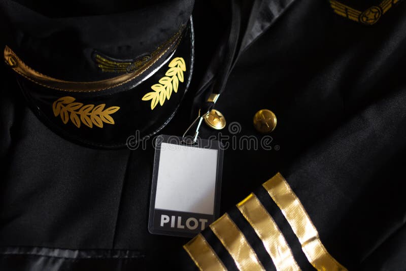 Pilotin mit einheitlichem Beruf