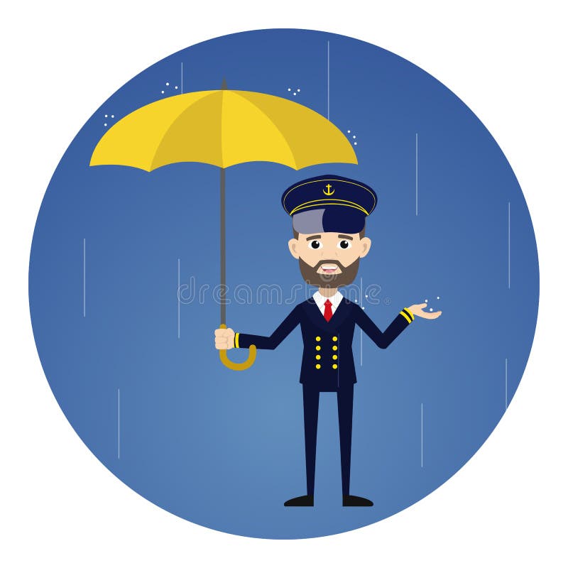 Desenho De Imagem De Personagem De Colete Azul Como Capitão De Navio Com  Binocular Ilustração do Vetor - Ilustração de isolado, jogo: 243105351