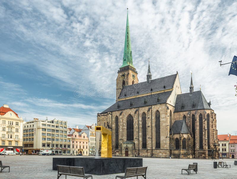 Pilsen Town square