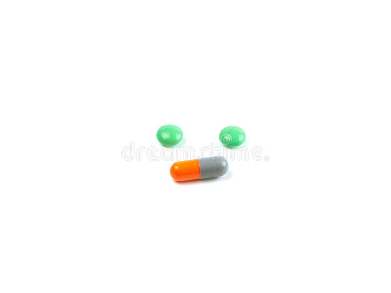 Pilules vertes et capsules orange isolées de fond blanc, Médicaments, comprimés, Médicaments, Médicaments, Médicaments et so photographie stock libre de droits Pilules vertes et capsules orange isolées de fond blanc, Médicaments, comprimés, Médicaments, Médicaments, Médicaments et so photographie stock libre de droits