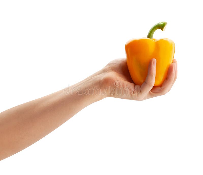 Pimenta amarela imagem de stock royalty free