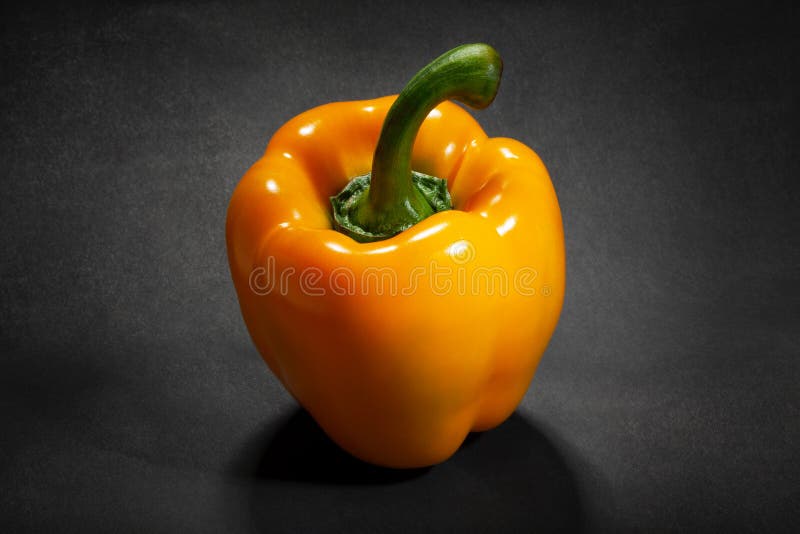 Pimenta amarela foto de stock