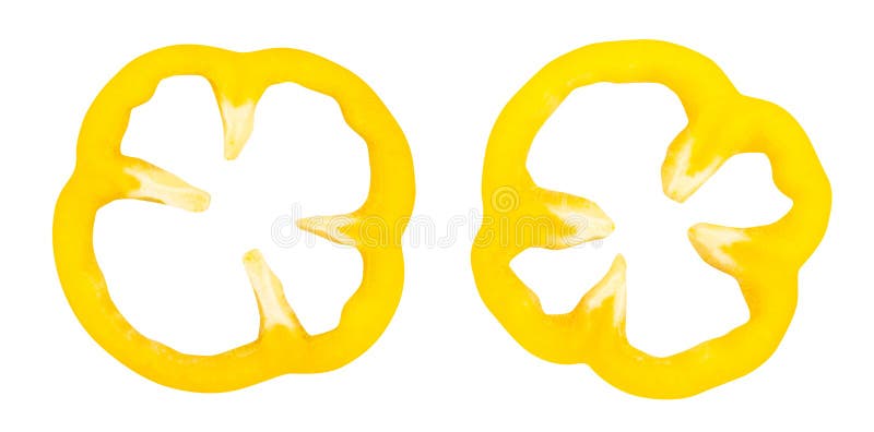 Pimenta de Bell amarela fotografia de stock