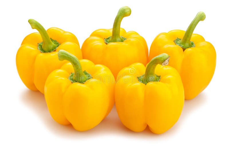 Pimenta de Bell amarela foto de stock royalty free