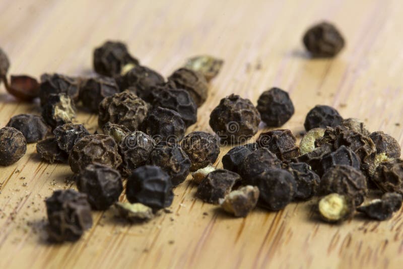 Pimenta preta fotografia de stock