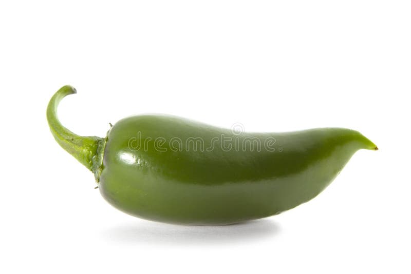 Pimento Verde Jalapeño Orgânico fotos de stock