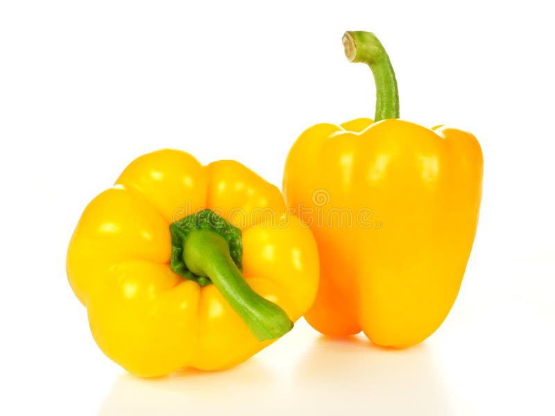 Pimentos amarelos foto de stock royalty free