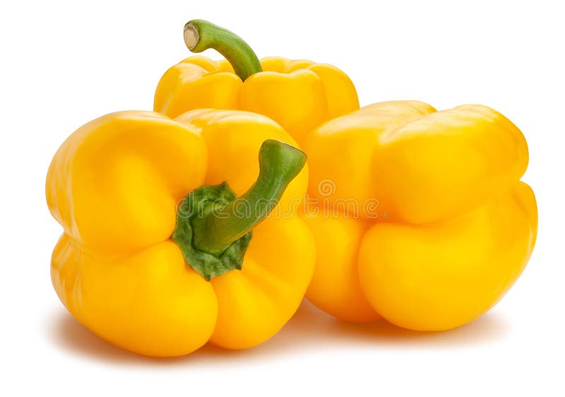 Pimentão amarelo fotos de stock royalty free