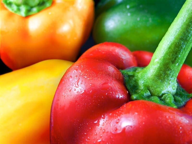 Pimientos Frescos imagenes de archivo