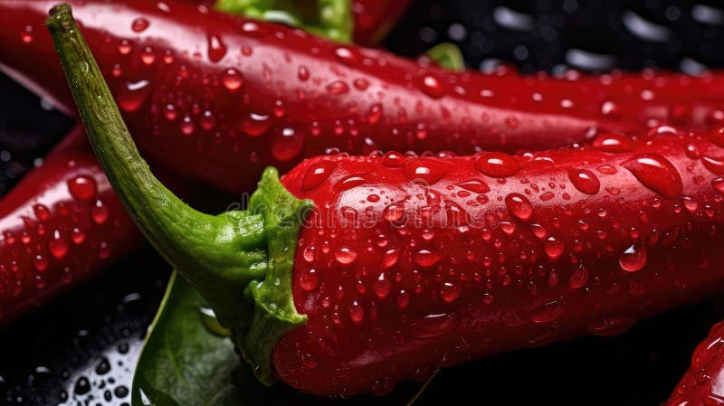 Pimientos rojos stock de ilustración