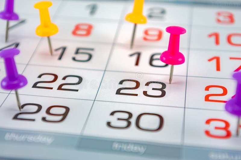 Pin on calendar on last date of month, end of month, reports, end of work, deadline