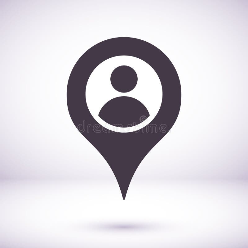 Pin Location Icon. Map Pointer Vector, Sign and Symbol for Design, Presentation, Website or Apps Elements. heart 10 eps bond icon design vector graphic