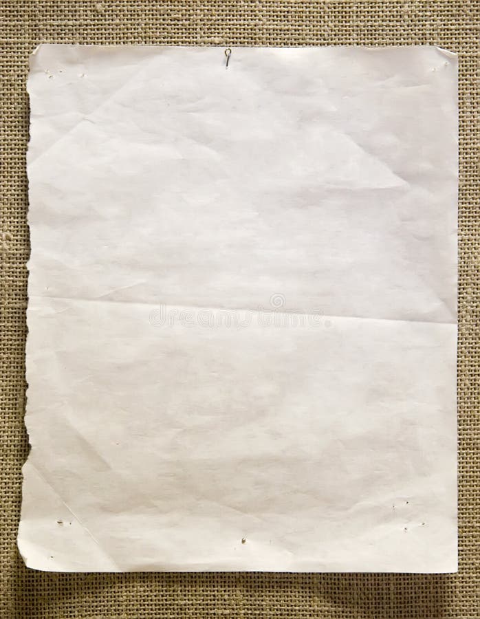Pin paper on a wall. Notice Pin paper on a wall. Notice