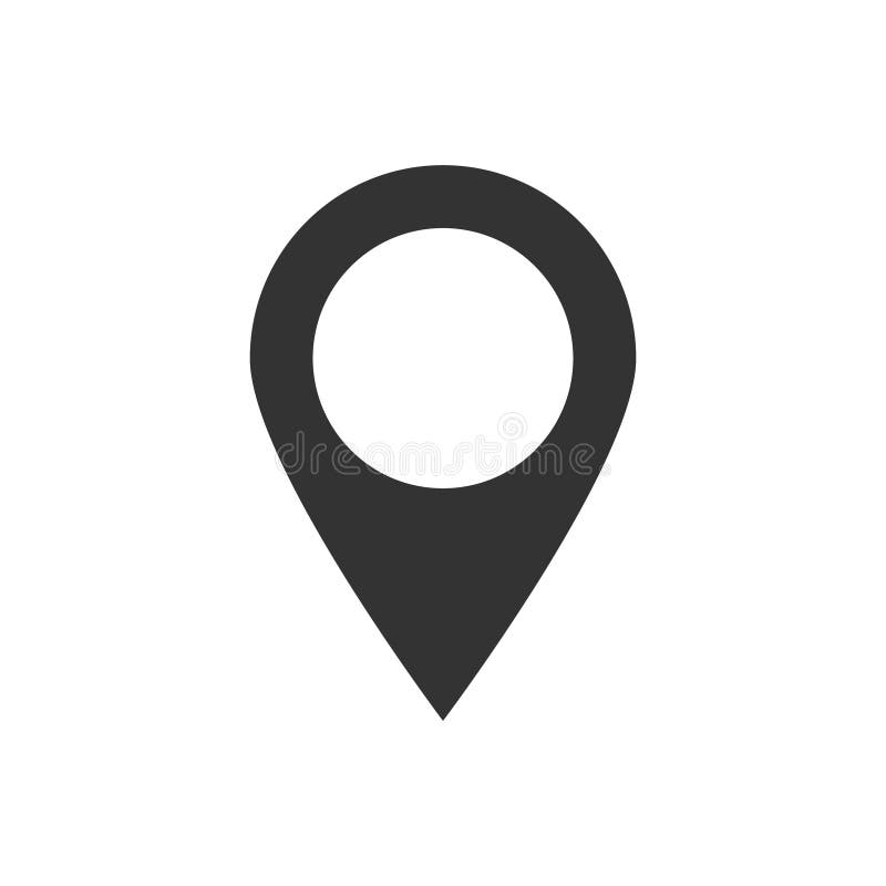 Pin Point Location Map Vector Icon For Graphic Design Logo Web Site Social Media Mobile App Ui Stock Vector Illustration Of Icon Mark