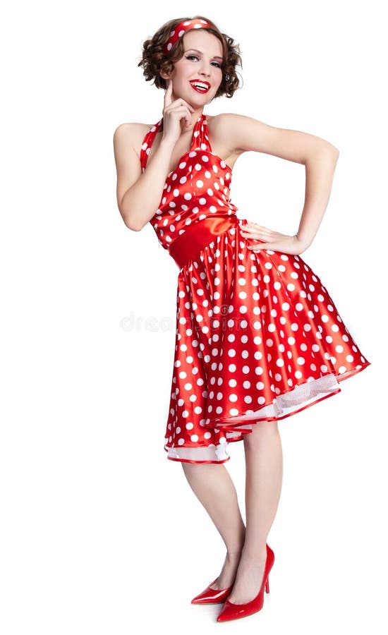 A pretty pin up girl stock photo. Image of head, soft - 15446374