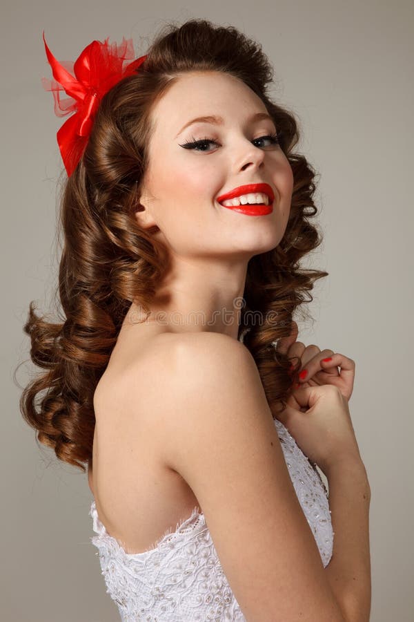 Pin-up stock image. Image of ideas, hair, face, behavior - 30372897