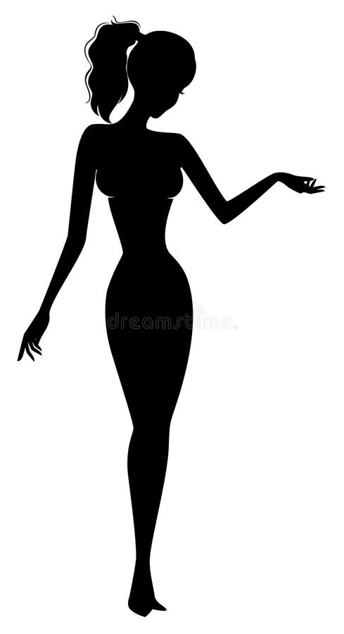 Pin-up silhouette