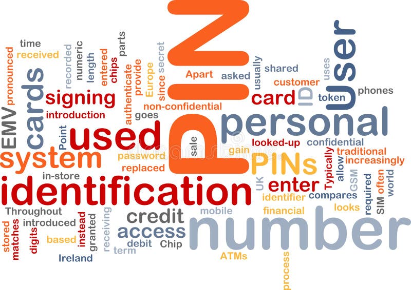 Personal Identification Number Pin Stock Illustrations 124 Personal