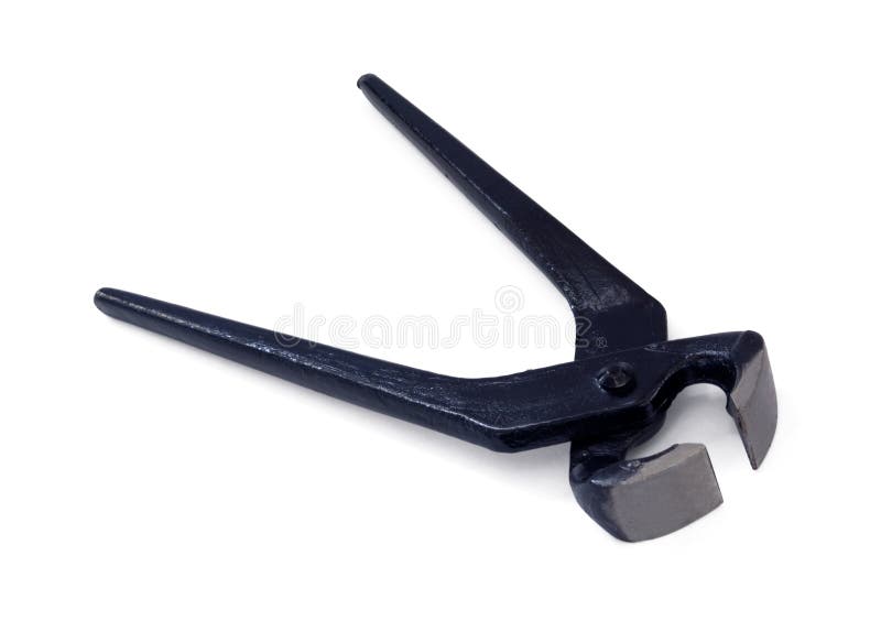 Pincers stock image. Image of silver, background, object 11437003