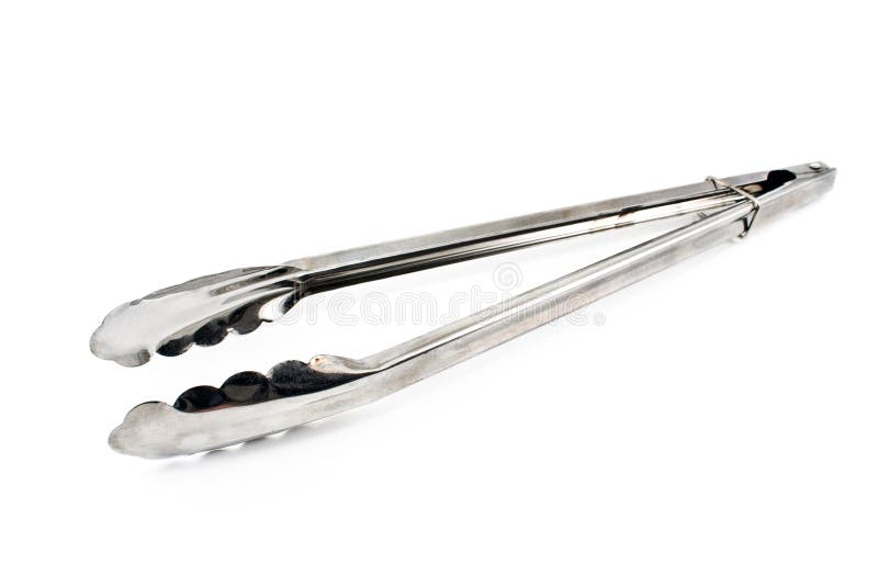 Pinces de cuisine de portion photos stock Pinces de cuisine de portion photos stock