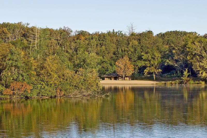 Pine Lake State Park stock image. Image of fall, trees 29420209