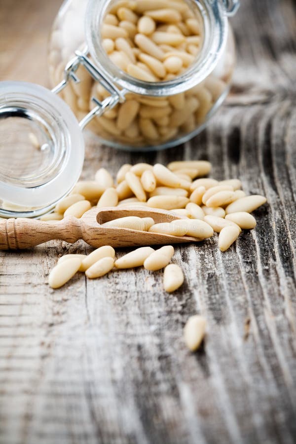 Pine seeds stock image. Image of diet, organic, ingredient 18704673