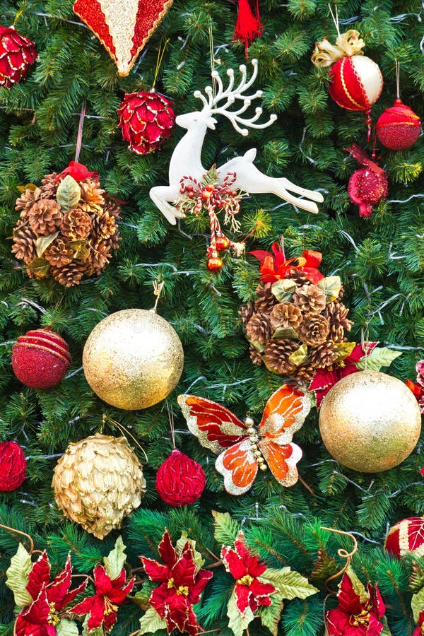 Pine tree decoration stock image. Image of holiday, hanging - 28390379