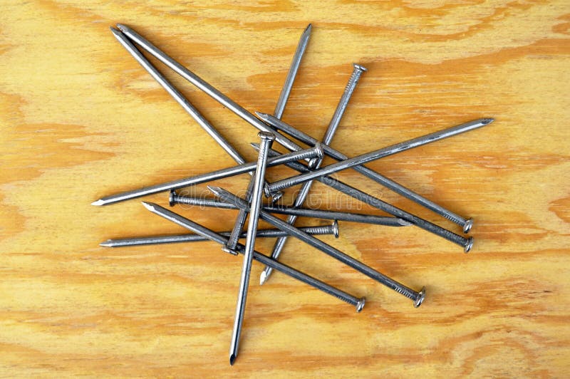 Wood and nails stock image. Image of decor, board, fixed 101591505