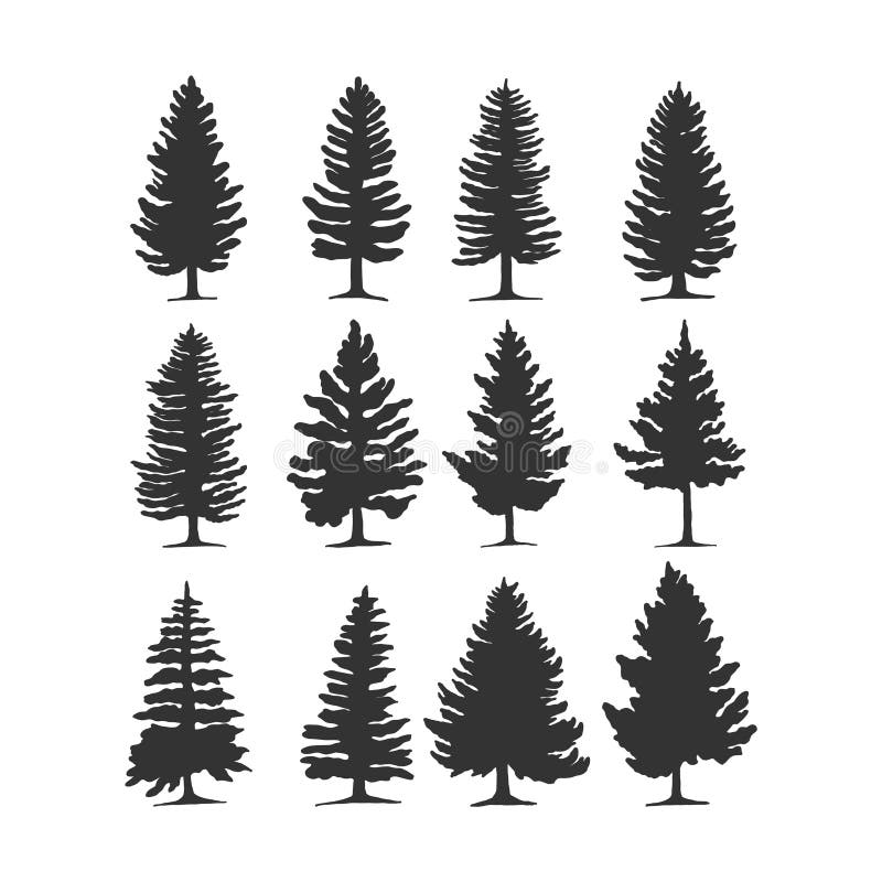 Download Simple Tree Silhouette Stock Illustrations - 34,162 Simple ...