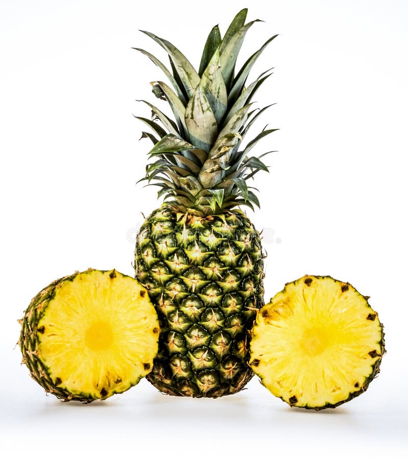 Pineapple Or Ananas With Slices Stock Photo Image of diet, delicious