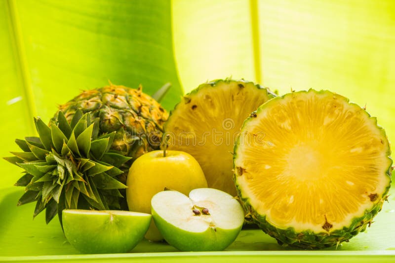 Pineapple apple stock photo. Image of food, natural, pineapple 71785924