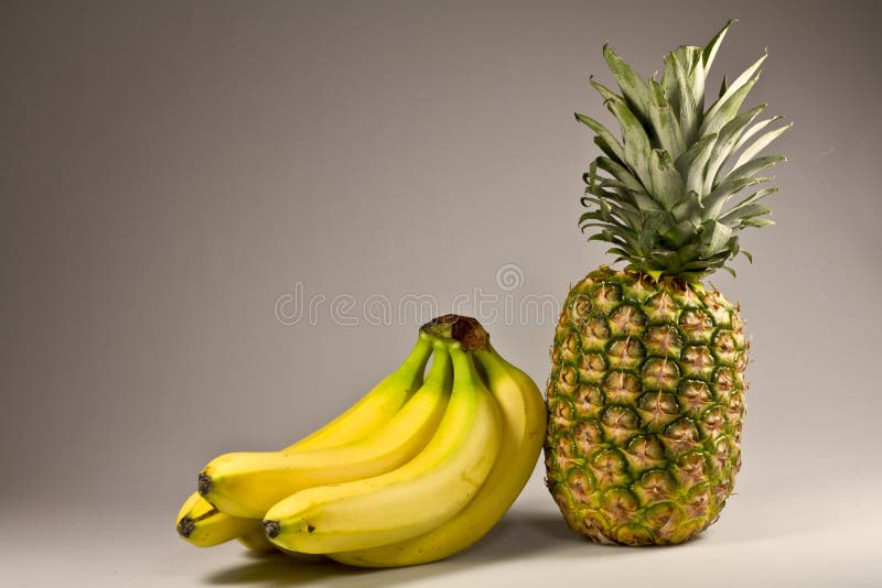 Pineapple and banana