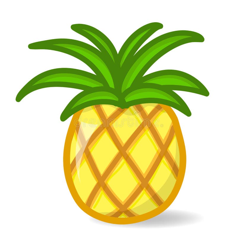 Download Pineapple stock vector. Illustration of single, juicy ...