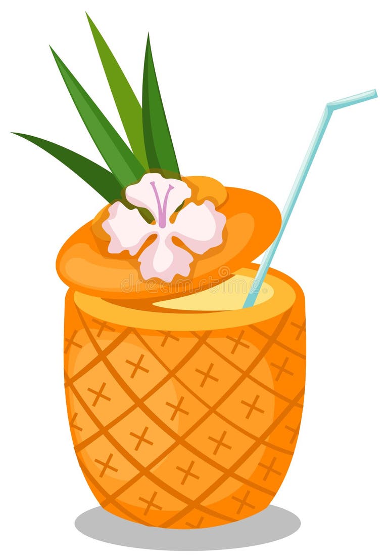 Pineapple Cocktail Stock Illustrations 16,200 Pineapple Cocktail