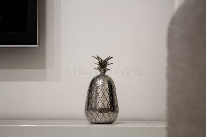 Pineapple Home Accessory Made of Iron Stock Photo Image of ornament