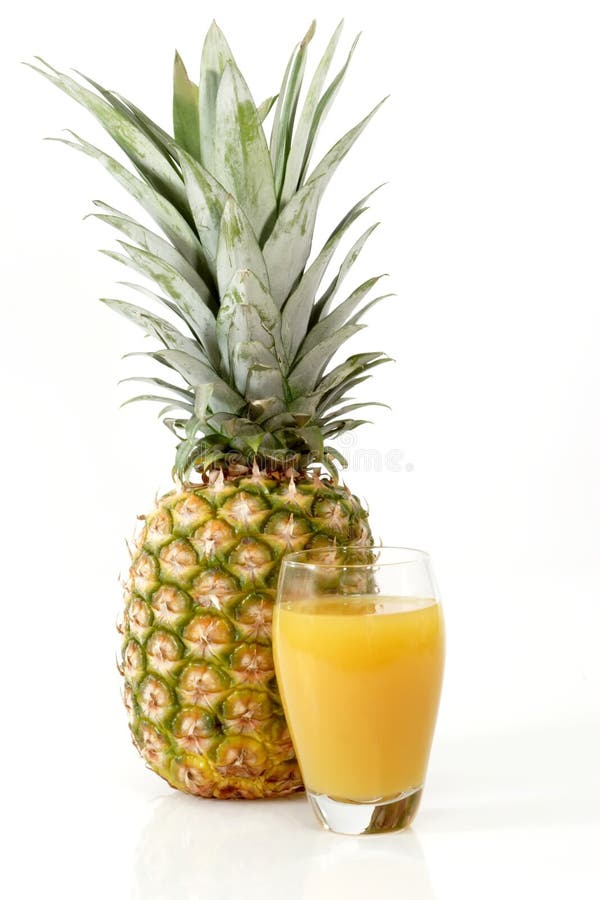 Pineapple Juice Pouring into Glass Stock Image Image of citrus