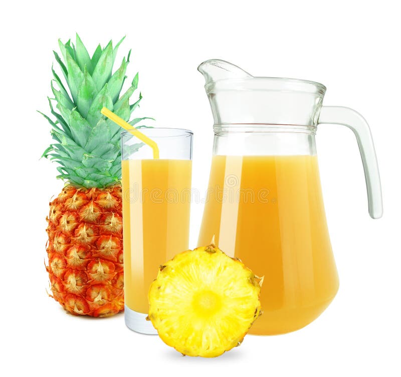 Pineapple juice stock photo. Image of healthy, closeup 40513776