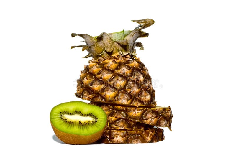 Pineapple And Kiwi Picture. Image 12574475
