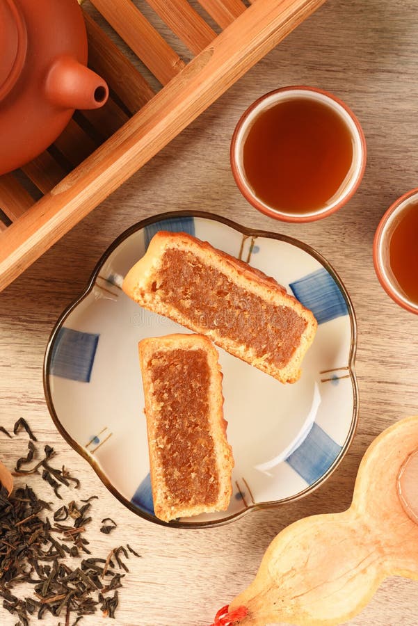 Pineapple moon cake stock image. Image of asian, autumn 126772981