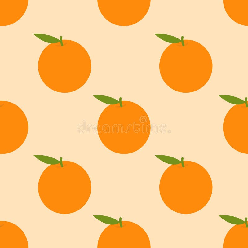 Orange Pattern 001 stock illustration