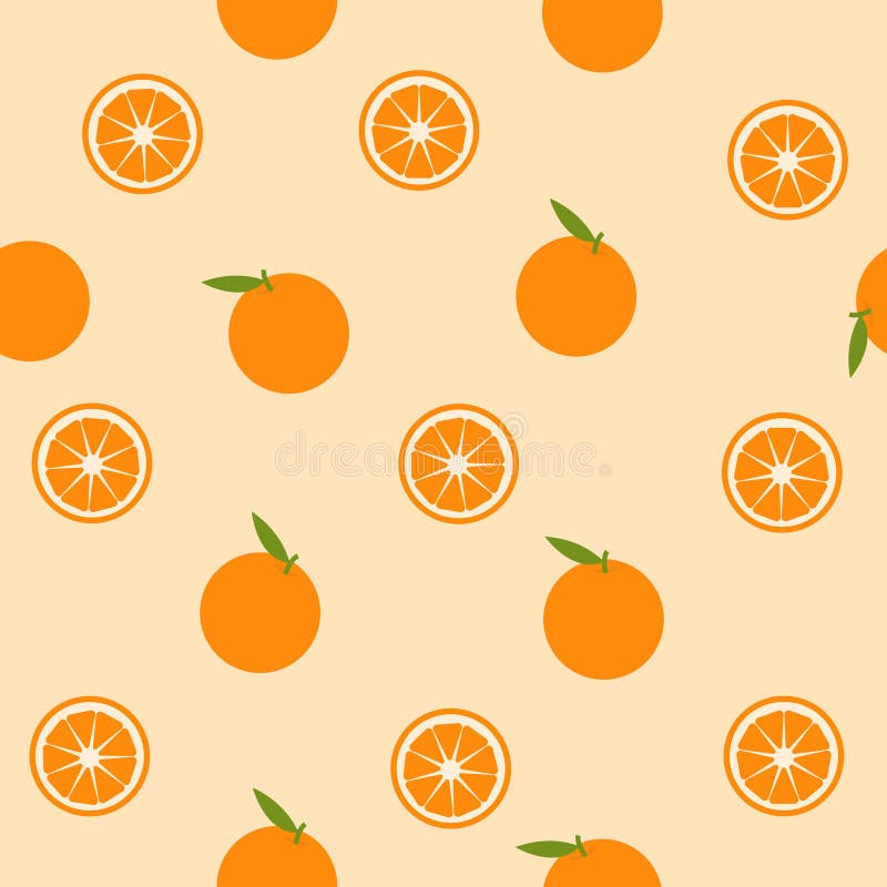 Orange Pattern 004 royalty free illustration