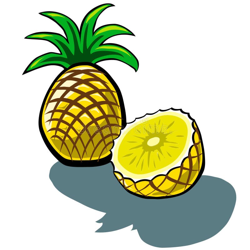 Sliced Pineapple Clipart For Kids