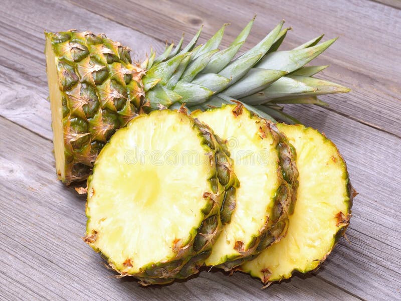 Pineapple slices stock image Pineapple slices stock image