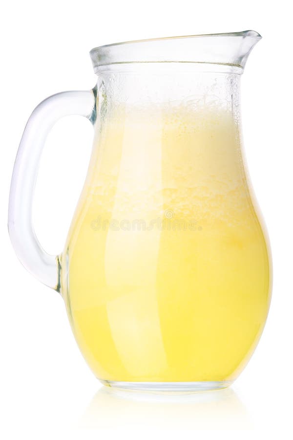 Pineapple Smoothie Juice Jug, Paths Stock Image Image of pressed